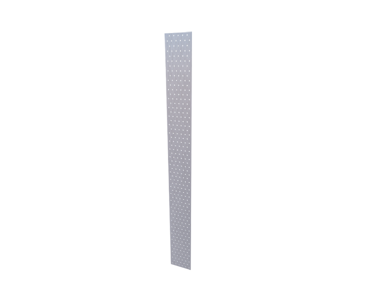 Perforated panel strips