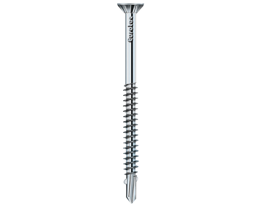 Wing-tipped drilling screw