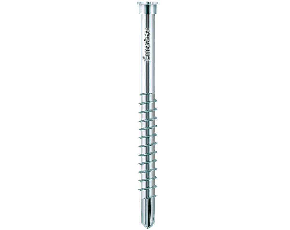Profile drilling screw, hardened stainless steel